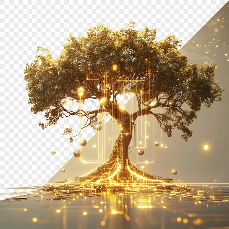 PSD a tree with the word tree on it