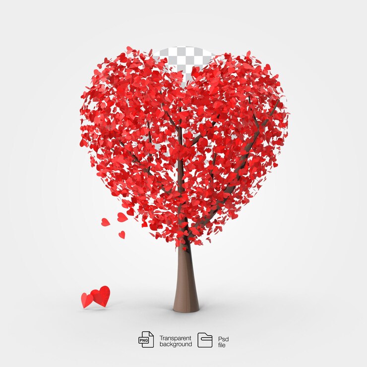 PSD treelove przezroczysty plik psd