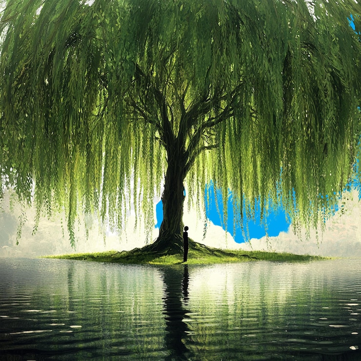 PSD trees png greenery png transparent background psd nature elements forest png bushes transparent