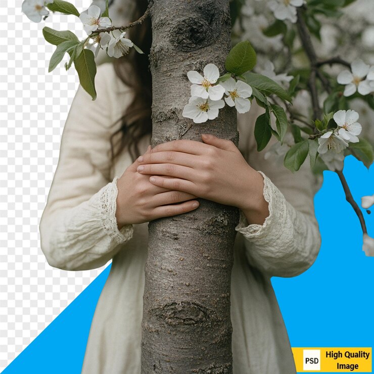 PSD trees png greenery png transparent background psd nature elements forest png bushes transparent