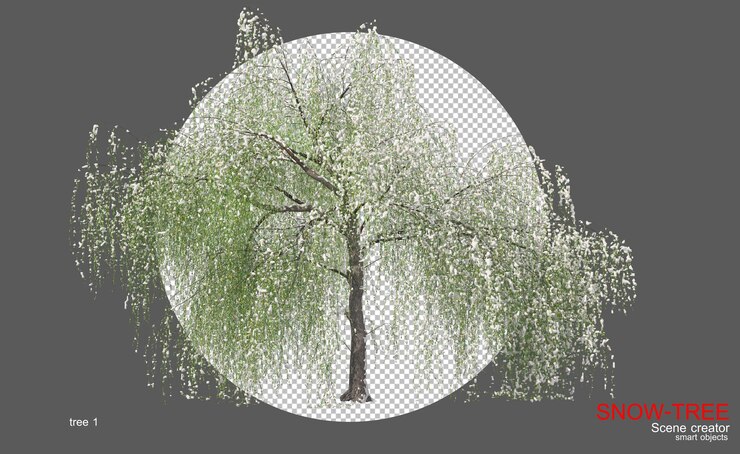 PSD trees with a variety of snow