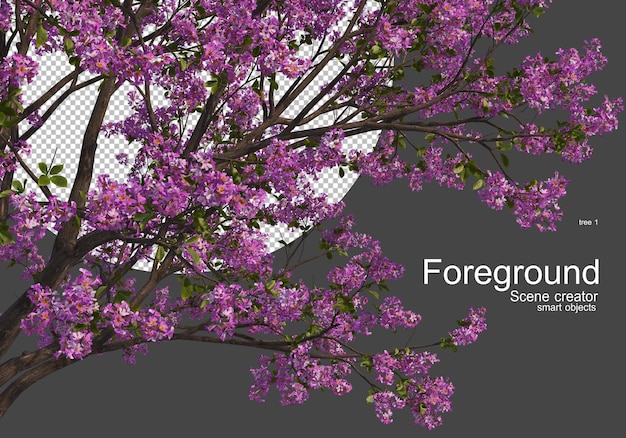 tregren i forgrunnen