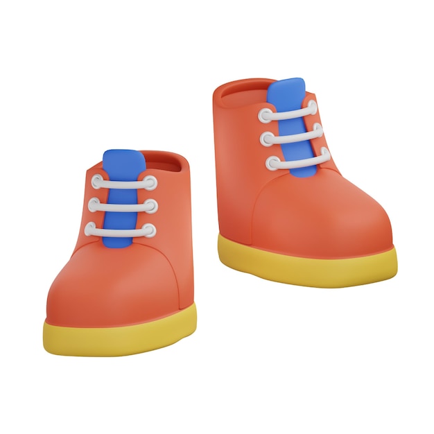 PSD trekking-wandelschoenen 3d icon entertainment