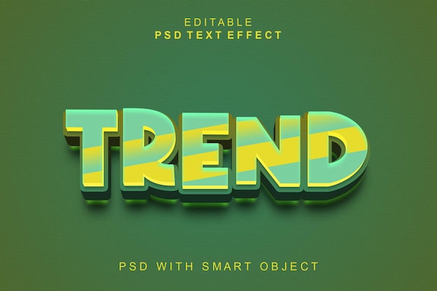 Trend Efekt Tekstowy 3d