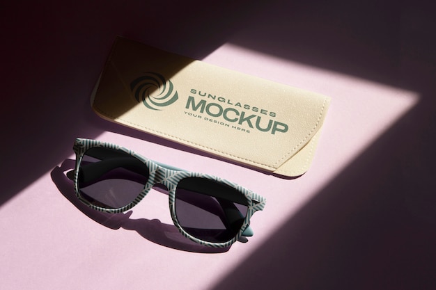 PSD trendy sunglasses mockup