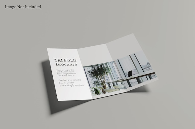 Brochure a tre ante mockup a4