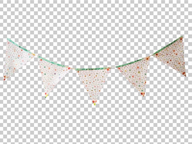 Triangle banner clipart party banne on transparent background