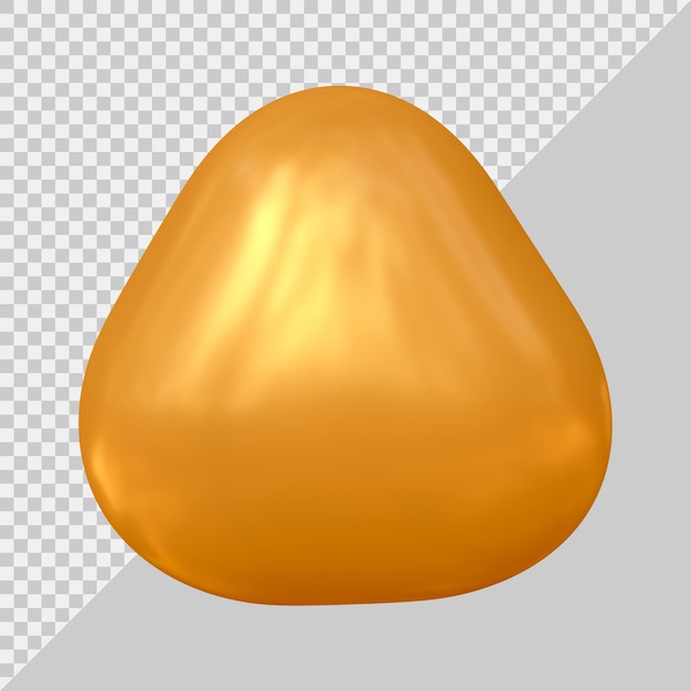 triangle shape design in 3d render