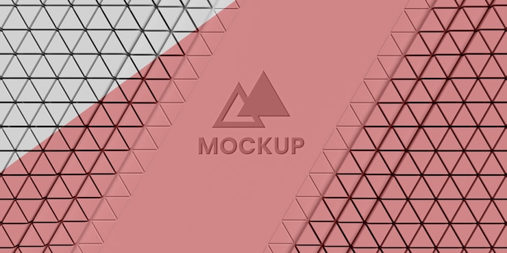 PSD triangular 3d background
