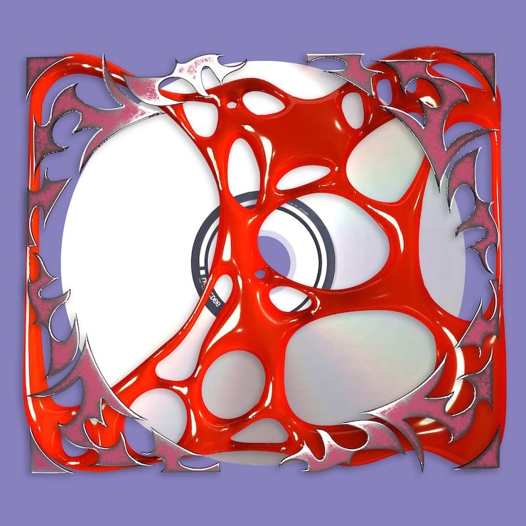 PSD tribal 3d rendering shape
