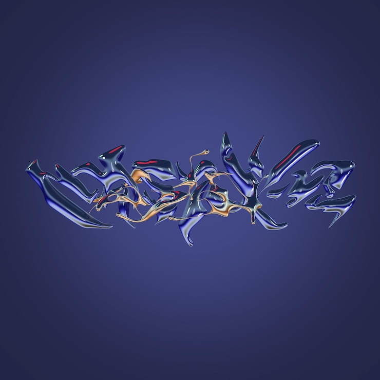 PSD トライバルのタイピングミス 3d rnder