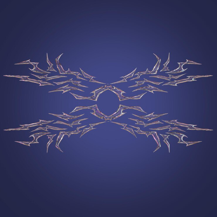 PSD tribal typo 3d rnder