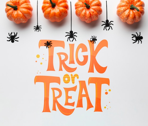 Trick or treat op halloween-dag