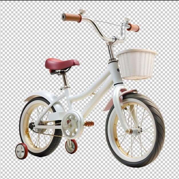 PSD tricycle isolated on transparent background