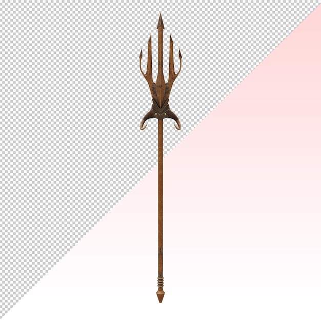 PSD trident spear poseidon greek god