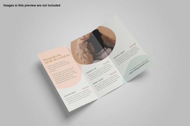 Design mockup brochure a tre ante