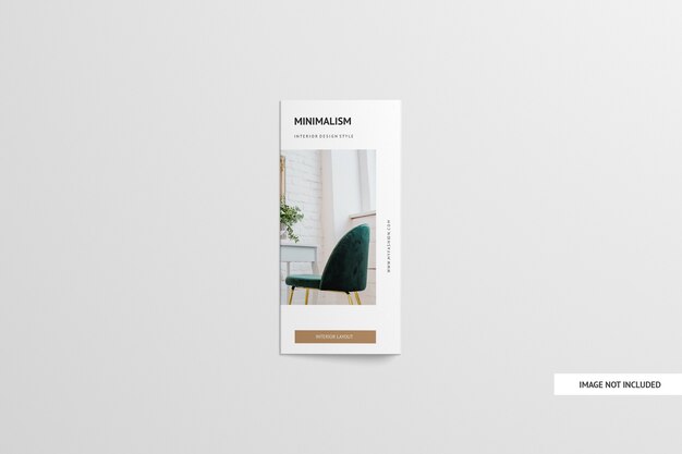 Макет брошюры Trifold изолированные