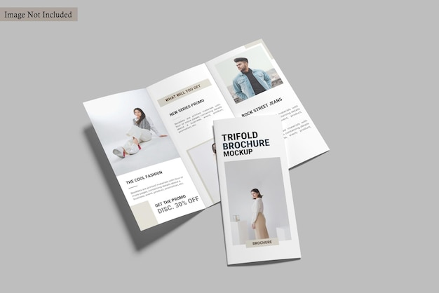 trifold brochure mockup