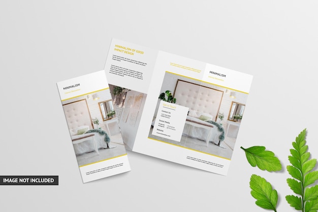 Brochure a tre ante mockup