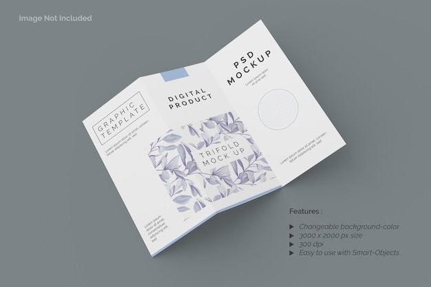 Brochure a tre ante mockup