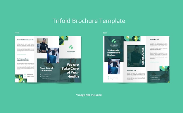 Trifold brochure template