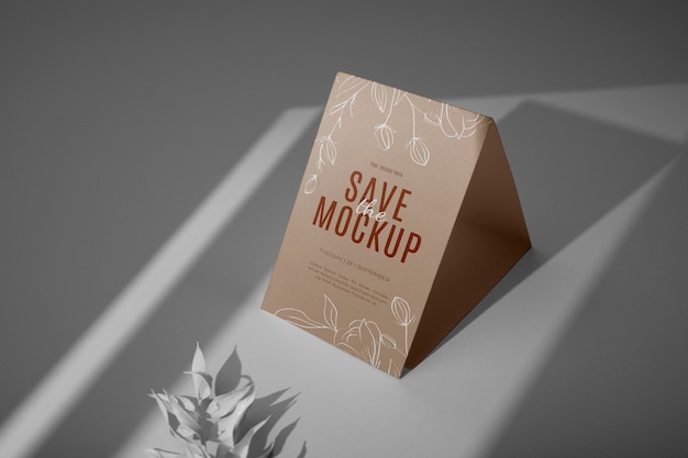 Макет свадебных приглашений Trifold