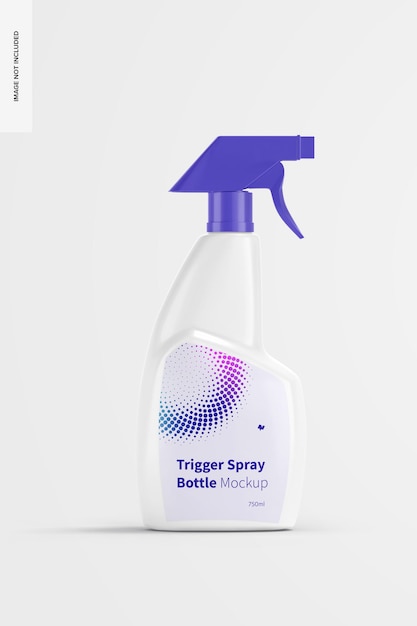 Trigger spray bottle mockup