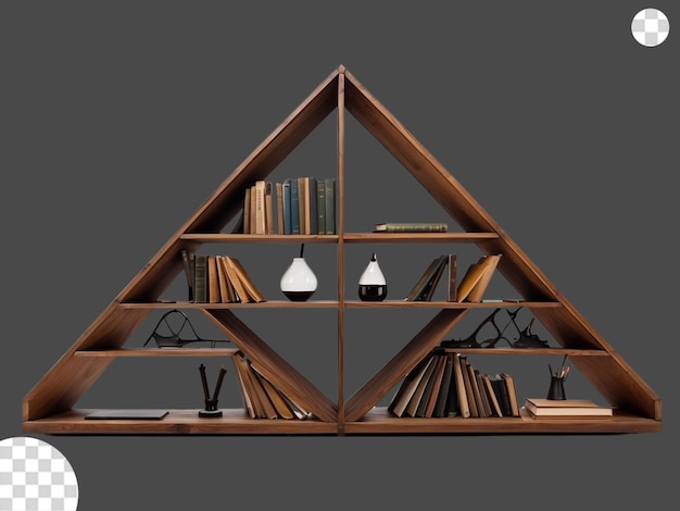 PSD trigonometry bookshelf png transparent