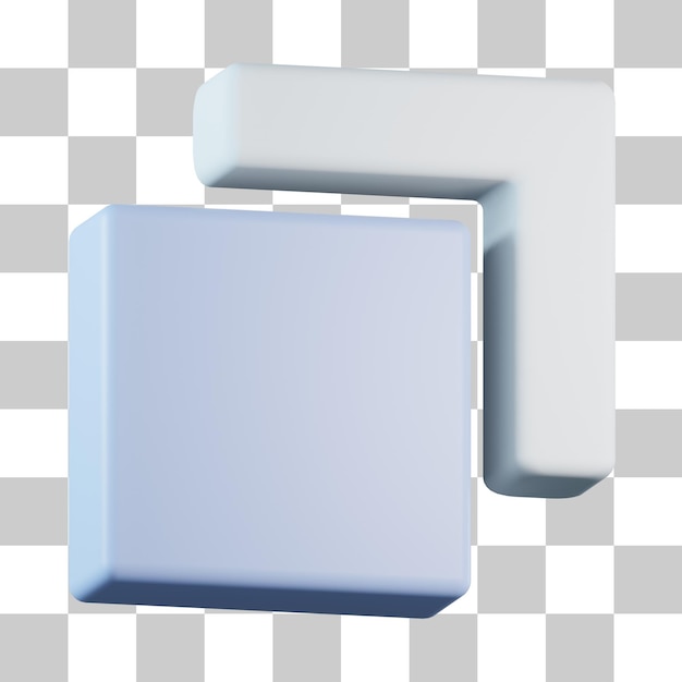 Trim Object 3D Icon