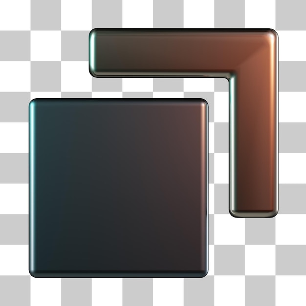 PSD trim pathfinder 3d icon