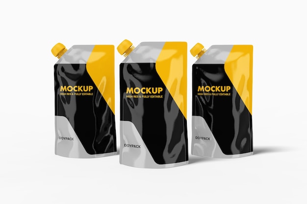 Triple of Doy Pack Mockup