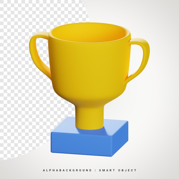 Trofee 3d-pictogramillustratie