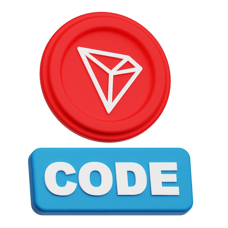 PSD tron-kryptovaluuttakolikko, 3d-renderöity ikoni eristettynä valkoisella taustalla