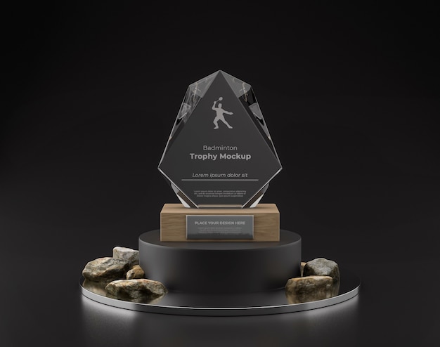 PSD trophy mockup design