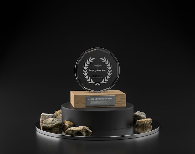 PSD trophy mockup design