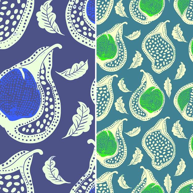 Tropical fruit pattern vibrant and versatile home decor and fashion vector print design