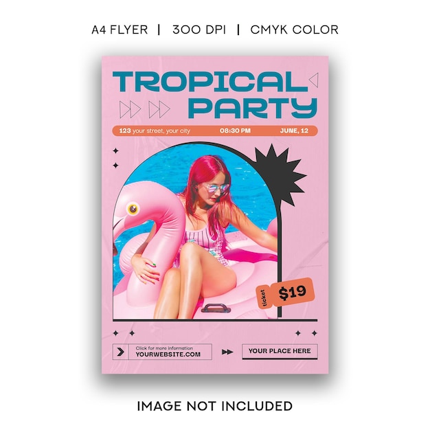 Tropical Party Flyer