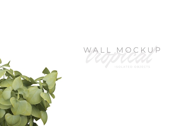 Tropical and Summer background Mockup