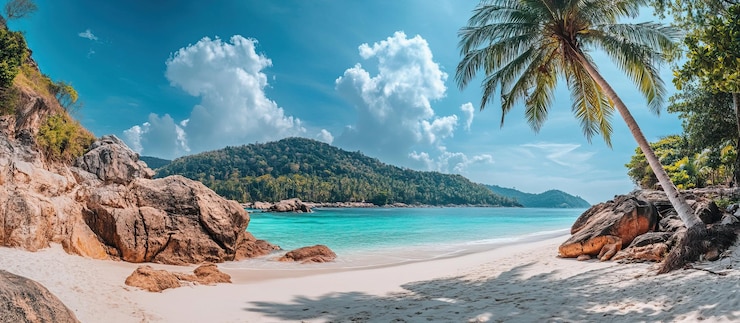 PSD tropisch paradijsstrand