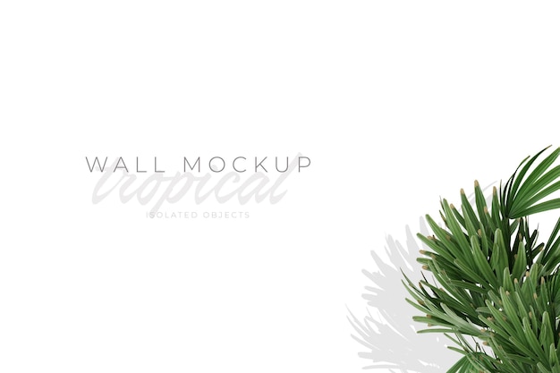 Tropische en zomerse achtergrond Mockup