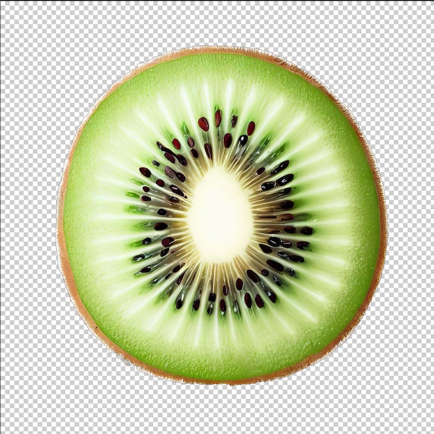 Tropische kiwifruit transparante illustraties