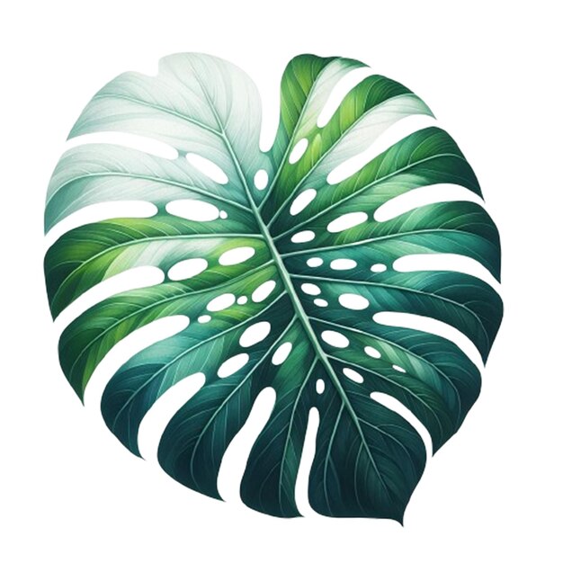 Tropische monstera blad psd