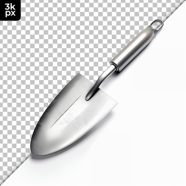 PSD trowel isolated on transparent background