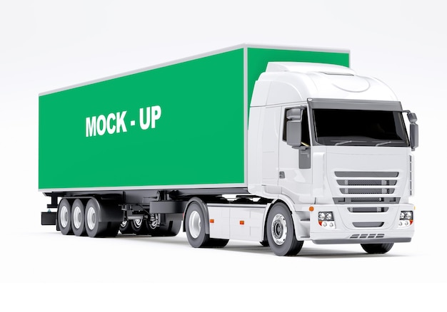 Truck car mockup