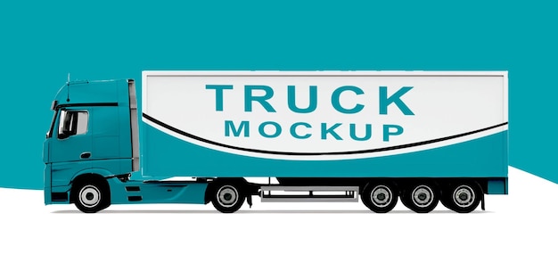 truck mockup template