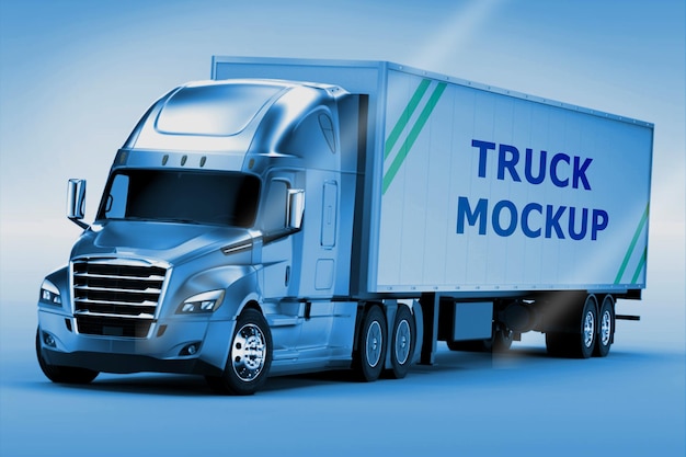 PSD truck mockup