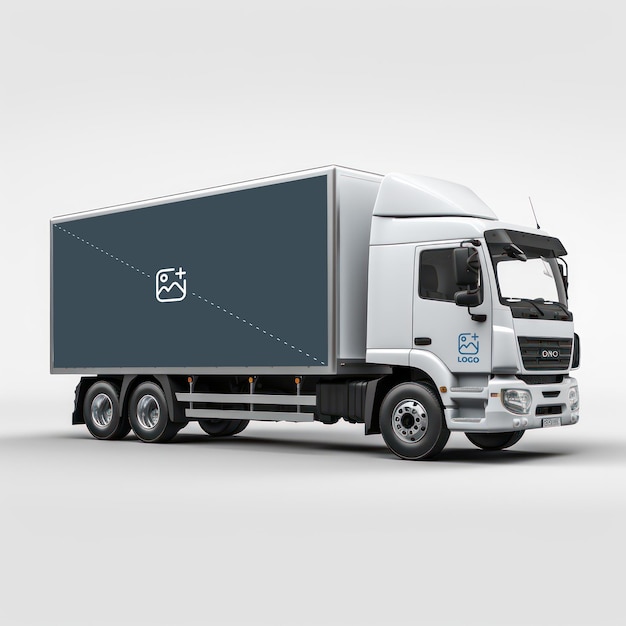 PSD mockup di camion