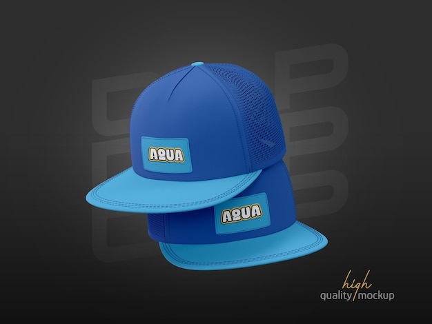 trucker cap mockup