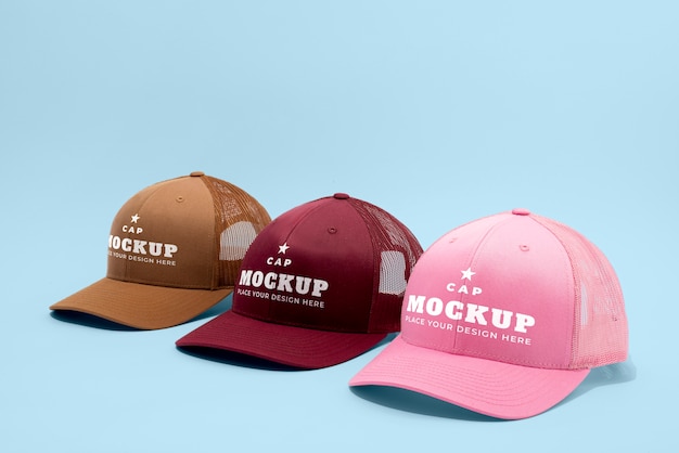 Trucker hat mock-up