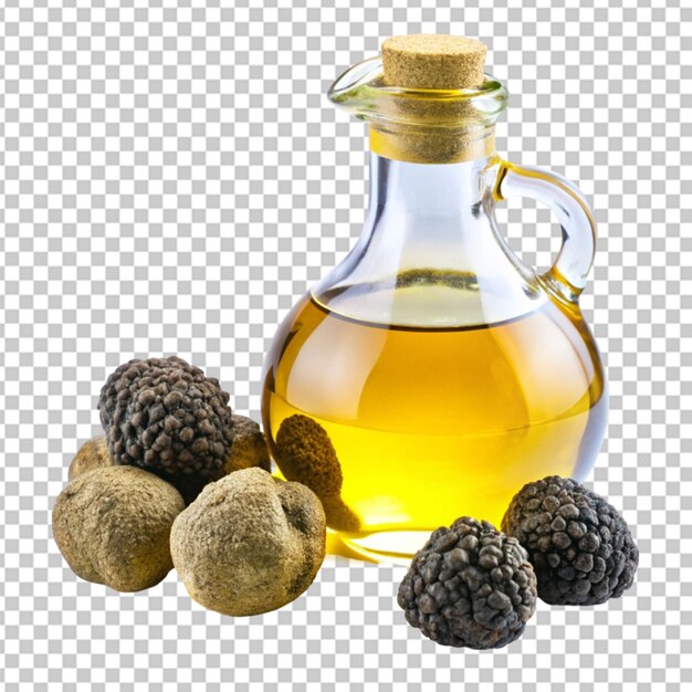 PSD olio di tartufo sfondo trasparente